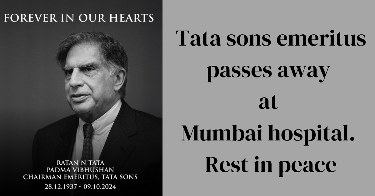 Ratan naval tata died at 86